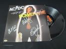 AC/DC SIGNED ALBUM COVER: Powerage (Record 2003) 