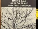 John Coltrane Tadd Dameron Mating Call PRISTINE 