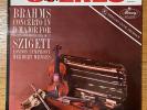 SZIGETI | MENGES Brahms: Concerto in D Major 