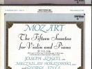 MOZART 15 Sonatas for Violin & Piano SZIGETI Vanguard 