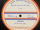 RARE 16” TRANSCRIPTION RECORD Les Brown Downbeat WWII 