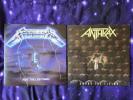 Metallica Ride the Lightning original 1984 LP + Anthrax 