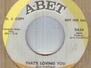 PERCY WIGGINS*THATS LOVING YOU*DEMO*NORTHERN 