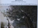 SCHUBERT BRIDGE Mstislav Rostropovich Benjamin Britten Decca 