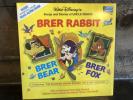 Walt Disney Brer Rabbit LP Vinyl Record & 