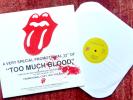 ROLLING STONES TOO MUCH BLOOD MAXI 12 VINYL 