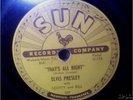 Elvis Presley Original Sun 1st Record 1954