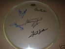 THE RAT PACK SIGNED  DRUMHEAD, COA