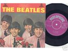 BEATLES  ONLY GREEK early 45 on PURPLE LBL  w/PS 