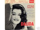 DALIDA-LES GITAN-EP-- DEDICACER