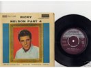 Ricky Nelson Part 4 Original UK EP EX