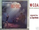 AC/DC Let There Be Rock LP signed w C.O.A. Bon Scott +4