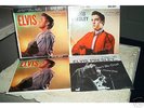 VINTAGE 45 RPM ELVIS PRESLEY RECORDS 4  w/SLEEVES