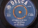 CRYING SHAMES (Paul & Ritchie) - September in the Rain