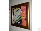 ROLLING STONES FULLY SIGNED LP FRAMED RARE