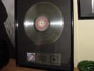 RIAA PLATINUM SALES AWARD JOURNEY ESCAPE