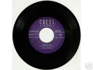 EDDIE COCHRAN  CREST  ROCKABILLY 45 RECORD