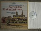 BACH 6 Suites for Violincello Solo FOURNIER Archiv 3LPs