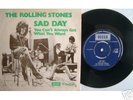 ROLLING STONES 7'' Sad Day SWEDEN PS 45 IMPOSIBLE
