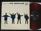 BEATLES Help LP  Red Vinyl w/Lyrics & Poster