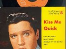 ELVIS PRESLEY *Kiss Me Quick* Deutsche EP* ORANGE Lbl.
