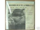JIMI HENDRIX- LIVE AT WINTERLAND 2LP set