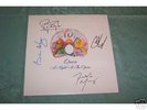 QUEEN group signed ALBUM LP by 4 with COA