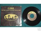 Beatles - Girl / Girl Promo 45 with PS Capitol P4506