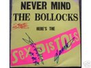 SEX PISTOLS - SIGNED LP BY 3  + COA (RARE )