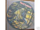 IRON MAIDEN PIECE OF MIND UK PROMO PIC/DISC LP