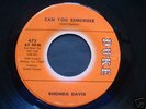 NORTHERN SOUL 45 -  RHONDA DAVIS (Duke)