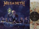 MEGADETH LP RARE CSSR PRESSING IN CLEAR MCV RUST IN PEA