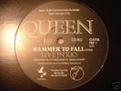QUEEN Hammer To Fall Live In Rio PMI-1 UK Rare12