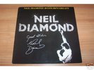 NEIL DIAMOND signed ALBUM LP with CERTIFICATE