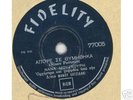 NANA MOUSKOURI - HADJIDAKIS org GREEK 78rpm FIDELITY
