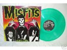 MISFITS - EVILIVE - GREEN Rare Hardcore Punk Record