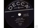 BUDDY HOLLY-LOVE ME-78RPM-DECCA-MINT- 1958