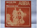 SINGLE - ABBA  -WITH COVER MADE IN CHILE  