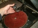 Columbia Gramaphone WORKING with 12 1950's 78's RARE