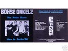 Böhse Onkelz: Der nette Mann Live in Berlin 86;LP,neuw.