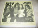 KISS LP Sneak Attack 2LP Denmark Press RARE