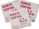 HENRYK SZERYNG sonatas violin solo BACH odeon 3 X LP
