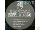AC/DC For Those About To Rock RAREST TAIWAN Ltd Ed LP