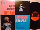 Marva Whitney-Live And lowdown At The Apollo-LP