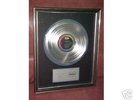 Riaa Bpi Tina Turner Platinum record award disc gold