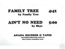 FAMILY TREE-FAMILY TREE **RARE TEST PRESS**