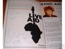 RARE BAND / LIVE AID SIGNED PROGRAMME -  FOR CHARITY 