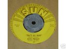 VERY RARE ELVIS PRESLEY 45 - SUN 209 - VG++