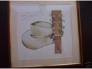 FRAMED AUTOGRAPH  OF SLIM DUSTY