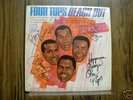 FOUR TOPS REACH OUT RARE SIGNED LP AUTOGRAPH VINYL
